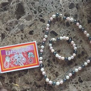 Necklace and matching bracelet